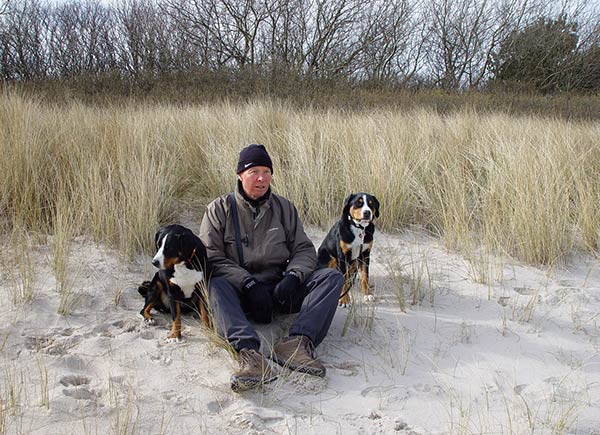 Appenzeller am Strand